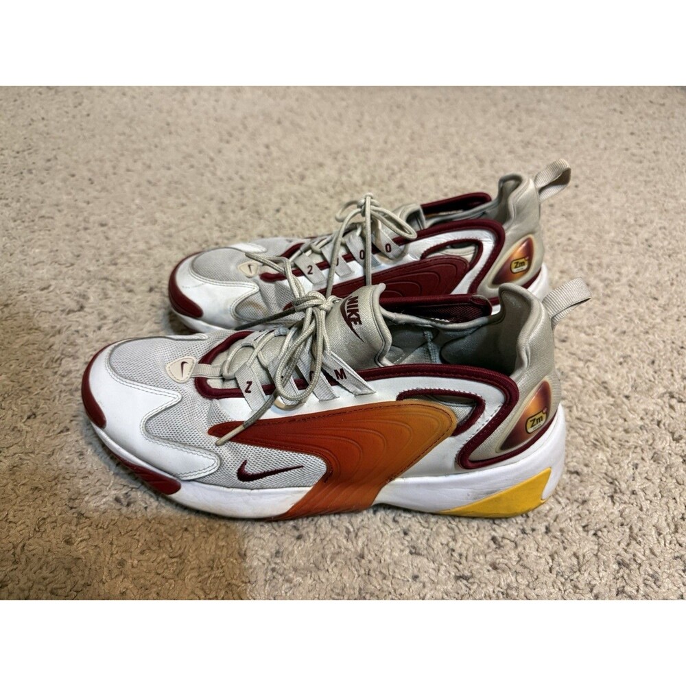 NIKE AIR ZOOM 2K SNEAKER RUNNING TRAINERS MEN SHOES WHITE/TEAM RED SIZE 11
